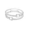 Diamant Exquis Prstan Ring aus 375 Weißgold mit Diamant srebrna