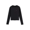 Tommy Jeans Bluza DW0DW23524 Črna Slim Fit