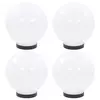 LED kuglaste svjetiljke 4 kom 20 cm PMMA