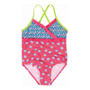PLAYSHOES Enodelne kopalke modra/neonsko zelena/roza/bela