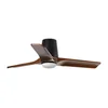 FARO 33837-1TW-LED prigušiva ventilator HEYWOOD TUB S 10W/230V borovica/crna preč. 90 cm + daljinski upravljač