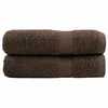Vidaxl Premium brisače za roke SOLUND 2 kosa rjave 50x100 cm 600 g/m2