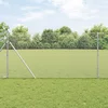 Heksagonalna ograda Srebrno 1,4 x 10 m Pocinčani čelik