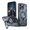 HURTEL Ovitek za iPhone 16 Pro Max Hybrid Armor z MagSafe – moder
