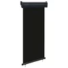Balkonska bočna tenda 85 x 250 cm crna