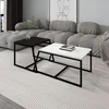 Hanah Home Set stočića za kafu, 2 komada, Crni