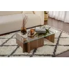 Hanah Home Klub sto Flavio, 105x30x65cm, Braon