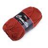 Pletena preja Camilla 50 g - (8238) srednje rjave barve.