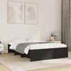 Okvir kreveta crni 120 x 200 cm od konstruiranog drva