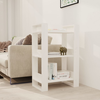 Vidaxl Knjižna omara/pregrada 60x35x91 cm trdna borovina