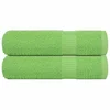 Vidaxl Brisače za roke FROGN 2 kosa jabolčno zelene 50x100 cm 360 g/m2