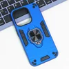 Maska za mobilni telefon iPhone 15 Pro CUBE RING, Plava