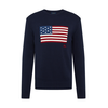 Polo Ralph Lauren Pulover mornarska/nebeško modra/grenada/bela