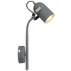 Gray Zidna Lampa 1X40W E14 Gray
