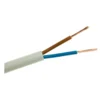 shumee Ohišje kabla H03VV-F (OMY) 2x0,5 bele barve /100m/