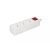 PROSTO Razvodnik sa 3 mesta 1,5m 1.0mm2 + prekidač NV03K/WH-P