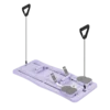 REBEL ACTIVE Kućni set za pilates - višefunkcionalna fitnes sprava 9 u 1 ljubičasta boja RBA-3069-PU