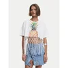 Desigual Majica mešane barve/bela