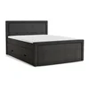 Antracitno siva boxspring postelja s prostorom za shranjevanje 180x200 cm Fresco – Maison de Reve