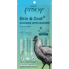 Pramy priboljšek za mačke Skin&Coat iz piščanca s škampi 4x14 g