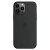 Silikonska maska LUXURY, originalno Apple pakiranje, iPhone 13 Pro Max, Black