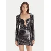 Bardot Cocktail obleka Marlena 60120DB Siva Regular Fit