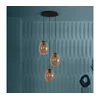 Eglo 390161 - Luster na sajli ESTANYS 3xE27/40W/230V braon