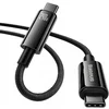 Polnilni in podatkovni 240W USB-C kabel Baseus Tungsten Gold - 2m - črn