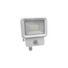 PROSTO LED reflektor, sa PIR senzor, 20W, Beli