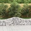 Lučne gabionske košare 3 kom 200x50x40/60 cm pocinčano željezo