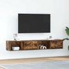 TV ormarići 2 kom boja dimljenog hrasta 80x31x25,5 cm drveni