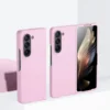 Torbica Elegant Fold za Samsung Z Fold 5 svetlo roze