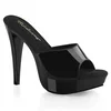 Pleaser Cocktail-501 Blk/Blk 38