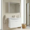 HANAH HOME Kupatilski ormarić sa umivaonikom i ogledalom (2 komada) Purus 80 344