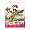 FIMO LISTIĆI SREBRO - 10 komada