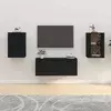 Zidni TV ormarići 2 kom crna 40 x 34,5 x 60 cm