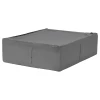 SKUBB Sanduk za odlaganje, tamnosiva, 65x53x19 cm