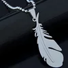 Ogrlica Simple Feather - Srebrna KP34158