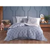 Sheldon - Blue Blue Satin Double Quilt Cover Set