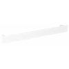 Obešalnik za brisačo PATRON, 600 x 60 mm, bel - Bela - Aluminij - Vijaki - Kvadratna - Obešalnik za brisače