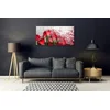 tulup.si Slika na steklu Roses flowers rastlin 125x50 cm 2 obešalnika