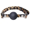 Leopard frenzy ball gag