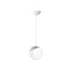 Luster na sajli SFERA WOOD 1xE14/40W/230V bela