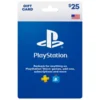 Playstation Network - United States 25 USD