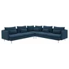 SÖDERHAMN Ugaona sofa, 6-sed, Kelinge tamnoplava