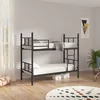 HANAH HOME Krevet na sprat Defne Black 90x200 (837WST1122)
