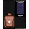 shumee Darilni set vžigalnikov Zippo z mat logotipom, temno moder, št. 4