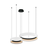 LED luster na sajli ORBITA LED/72W/230V bela/crna