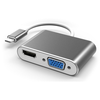 FAST ASIA Adapter konvertor TIP C na HDMI+VGA