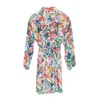 Trendyol Multi Color Floral Pattern Waist Open Mini Lined Chiffon Woven Dress